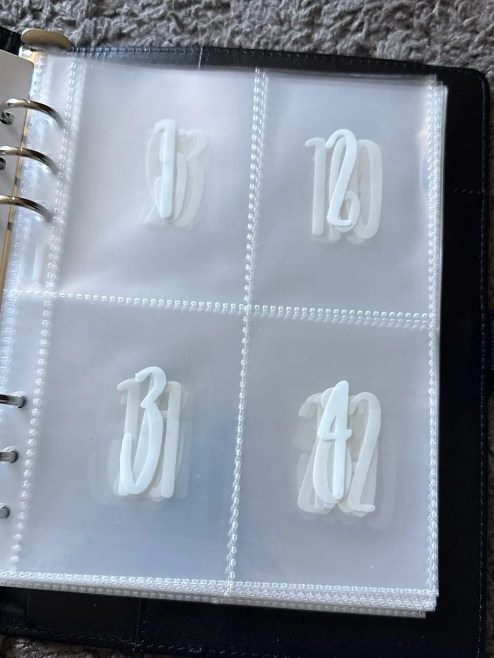 Black 100 Envelope Savings Challenge Notebook